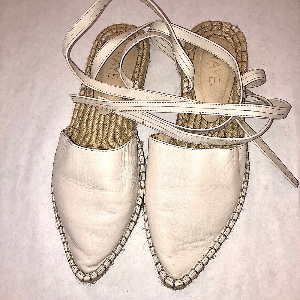 Leather espadrilles